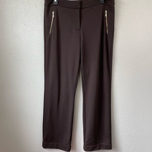 Marc New York Brown Slack Pants Size 10 EUC - Picture 1 of 6